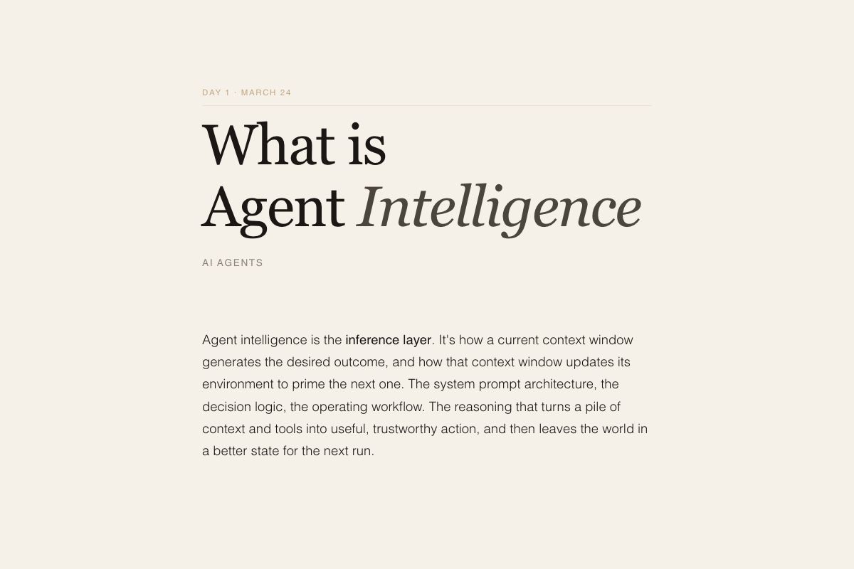 Intelligence